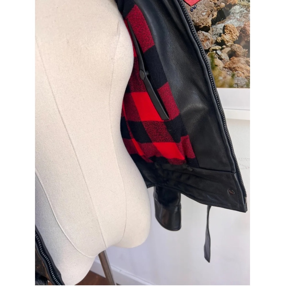 Schott NYC Sheepskin Leather Jacket - Picture 6 of 7